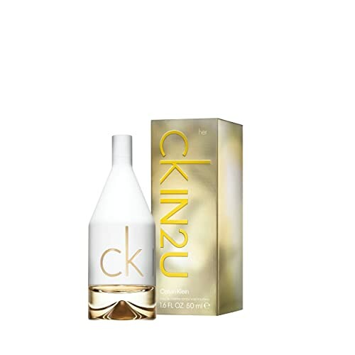 Calvin Klein CK IN2U perfume bottle and packaging