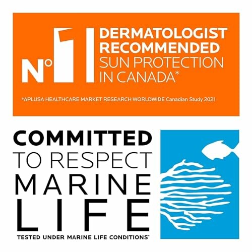 Top dermatologist recommended sun protection in Canada, committed to respecting marine life.