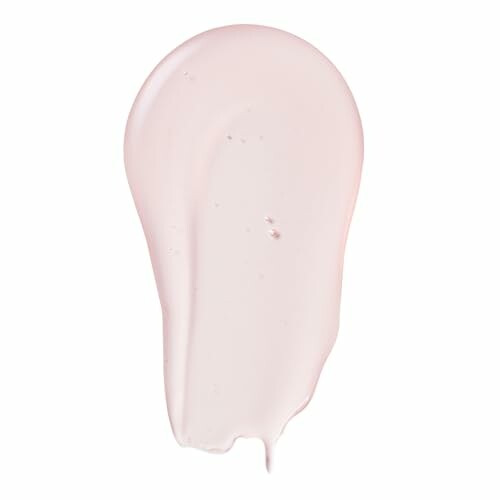 Pink liquid smear on white background