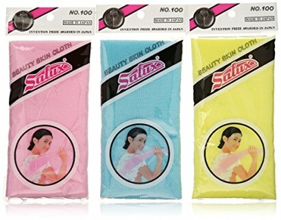 Salux Nylon Japanese Beauty Skin Bath Wash Cloth/towel